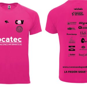 Camiseta de entrenamiento rosa