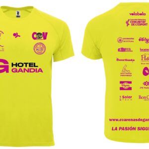 Camiseta de entrenamiento amarilla